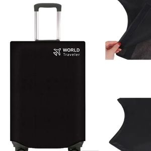 New Luggage Cover Protective Protection Fabric Reusable Black Travel Essential